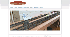 Desktop Screenshot of mckinleyrailway.com