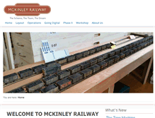 Tablet Screenshot of mckinleyrailway.com